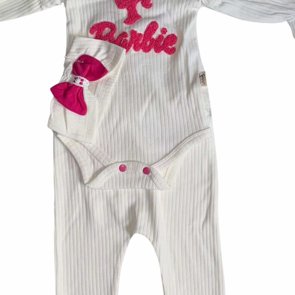 Barbie jumpsuit white