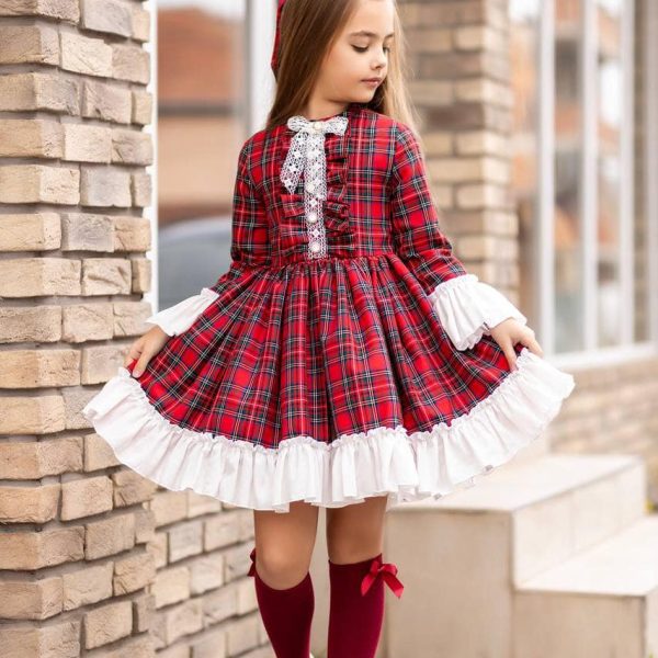 Christmas red dress 3 years - 12 years