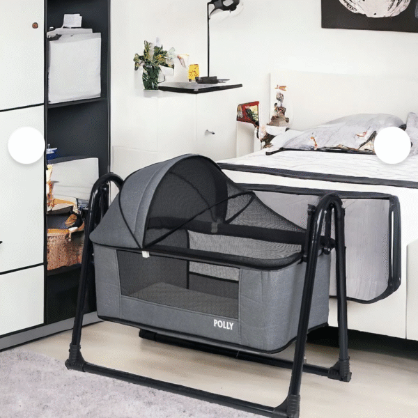 Berceau en filet de lin lavable et portable, berceau pivotant côté mère, panier, hamac